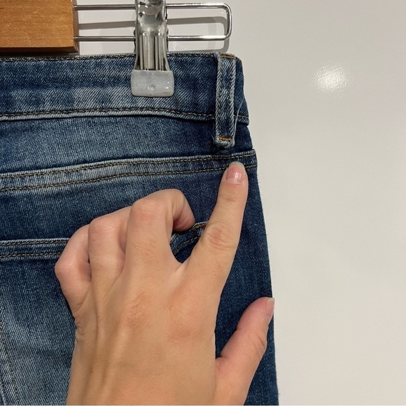 Acne Studios Skin 5 Used Blue Mid Rise Super Skinny Leg Stretch Denim Jeans - Picture 9 of 9